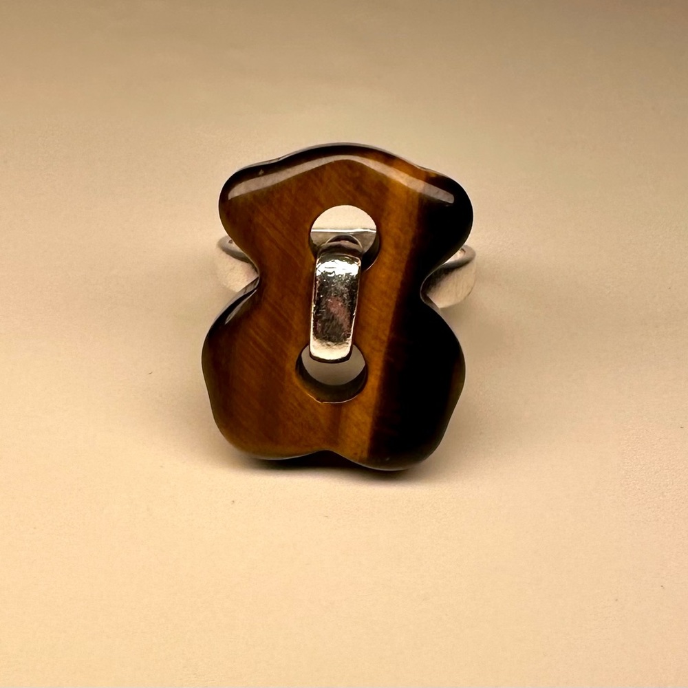 TOUS Brown Bear Ring